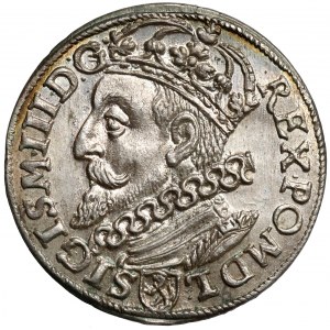 Sigismund III. Wasa, Troika Krakau 1601 - links - OKAZOWY