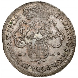 Augustus II. der Starke, Leipzig Sechster, 1702 EPH