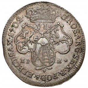 Augustus II the Strong, Leipzig Sixth, 1702 EPH