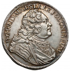 August III Sas, Gulden (2/3 thaler) 1737 FWóF, Drážďany