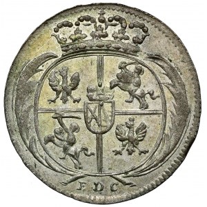 August III Sas, 1/24 thaler 1754 L, Leipzig