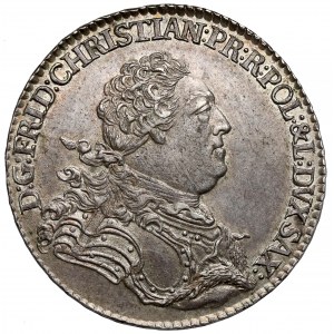 Frederick Christian, Gulden (2/3 thaler) 1763 FWóF, Dresden