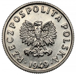 Vzorka niklu 5 centov 1949