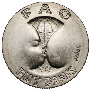 CuNi 10 zlatá vzorka 1971 FAO Fiat Panis