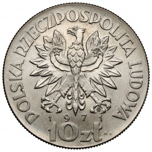 Próba CuNi 10 złotych 1971 FAO Fiat Panis