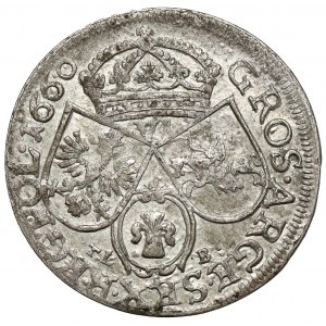 Ján II Kazimír, šiesty Krakov 1660 TLB - veľmi vzácna odroda