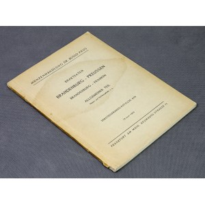 Aukční katalog PEUS 1959 Braniborsko - Prusko