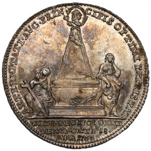 Rakousko, František I. Lotrinský, žeton 1765 (ø25mm) - posmrtný