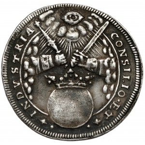 Austria, Leopold I, Żeton koronacyjny 1658 (ø29mm) - na Świętego Cesarza Rzymskiego