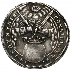 Rakousko, Leopold I., korunovační žeton 1658 (ø29mm) - pro císaře Svaté říše římské