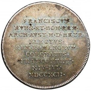 Austria, Francis II, Coronation token 1792 (ø25mm) - for Roman Emperor