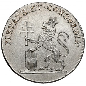 Austria, Leopold II, Żeton koronacyjny 1790 (ø25mm) - na Króla Czech