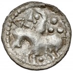 Boleslaw II the Bold, Denarius with rider - three points in favor of the rider