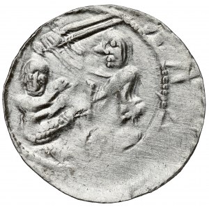 Ladislaus II. der Verbannte, Denar - Adler und Hase - ohne Zeichen