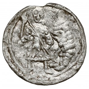 Boleslaw III the Wry-mouthed, Denarius - Fight with the Dragon