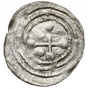 Bolesław III. von Wrymouth, Denarius - Kampf mit dem Drachen