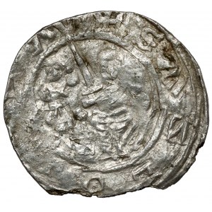 Ladislaus II the Exile, Denarius - Fight with the Lion