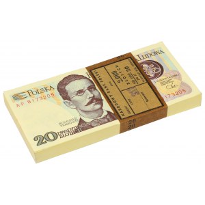 Paczka bankowa 20 złotych 1982 - AP