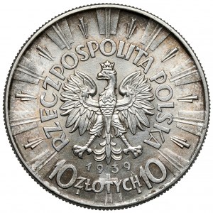 Piłsudski 10 złotych 1939