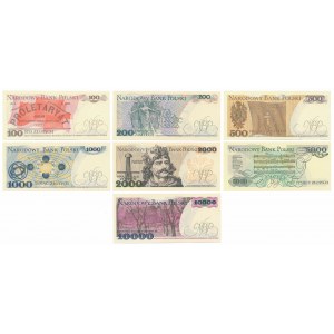 PRL, Banknotensatz (7 Stück)