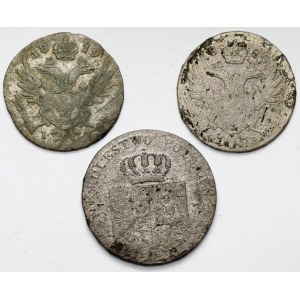 5-10 centov 1819-1831 - sada (3ks)