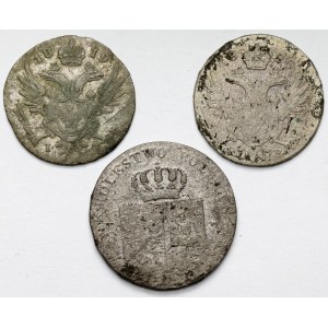 5-10 groszy 1819-1831 - zestaw (3szt)