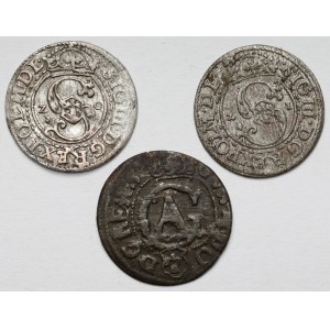 Sigismund III Vasa and Gustavus II Adolphus, Shelters 1620-1631 - set (3pcs)