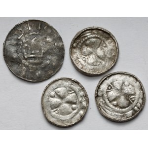 CNP II-V cross denarii - set (4pcs)