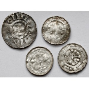 CNP II-V cross denarii - set (4pcs)