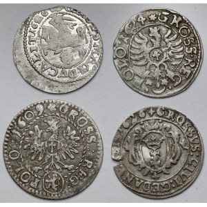 Sigismund III Vasa, Pennies 1609-1626 - set (4pcs)