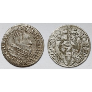 Zygmunt III Waza, Grosz Gdańsk 1626 i Półtorak Bydgoszcz 1627 - zestaw (2szt)