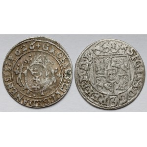 Sigismund III Vasa, Grosz Gdansk 1626 und Półtorak Bydgoszcz 1627 - Satz (2 St.)