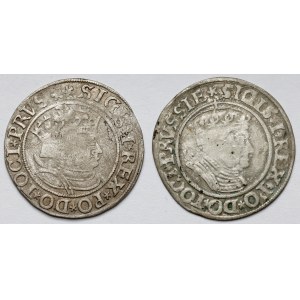 Zikmund I. Starý, torunský groš 1534-1535 - sada (2ks)