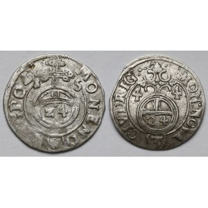 Žigmund III Vasa a Kristína Vasa, poltopánky 1615-1644 - sada (2ks)