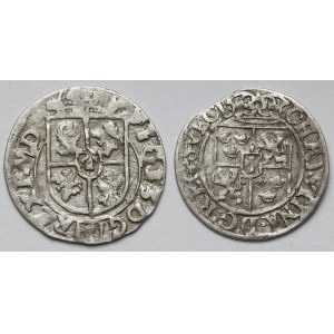 Žigmund III Vasa a Kristína Vasa, poltopánky 1615-1644 - sada (2ks)