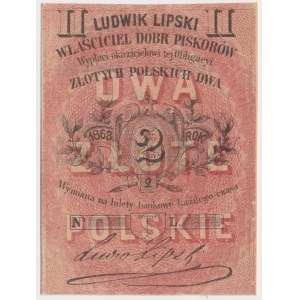 Piskorów, Ludwik Lipski, 2 zlaté 1863