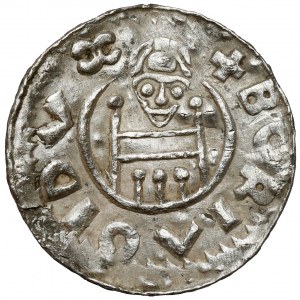 Morawy, Księstwo Ołomunieckie, Wratysław II i jego syn Borzywoj II (1090-1092), Denar - UNIKAT
