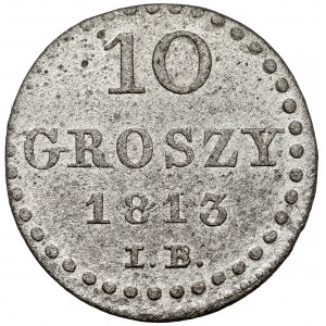 Varšavské kniežatstvo, 10 groszy 1813 IB