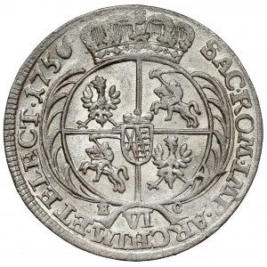 August III Saský, šiesty z Lipska 1756 ES