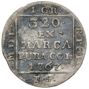 Poniatowski, Silberpfennig 1767 FS - Punkt 320