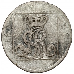 Poniatowski, stříbrný haléř 1767 FS - tečka 320