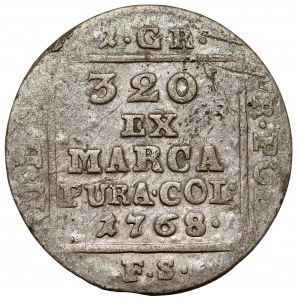 Poniatowski, Silver penny 1768 FS