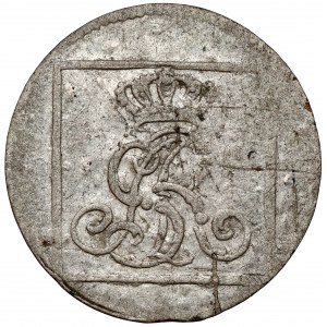 Poniatowski, stříbrný haléř 1768 FS