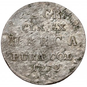 Poniatowski, Half-gold 1772 AP