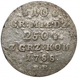 Poniatowski, 10 pennies 1788 EB