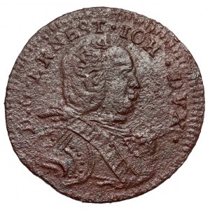 Kurlandia, Ernest Jan Biron, Szeląg Mitawa 1764 IFS