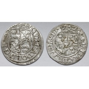 Gustav II Adolf a Christina Vasa, Riga polopás 1623 a 1648 - sada (2ks)