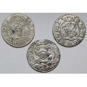 Sigismund III Vasa, Riga shells 1593-1609 - set (3pcs)