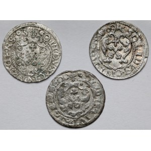 Žigmund III Vasa, nábojnice z Rigy 1593-1609 - sada (3ks)