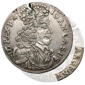 John II Casimir, Ort Krakow 1657 IT - very rare